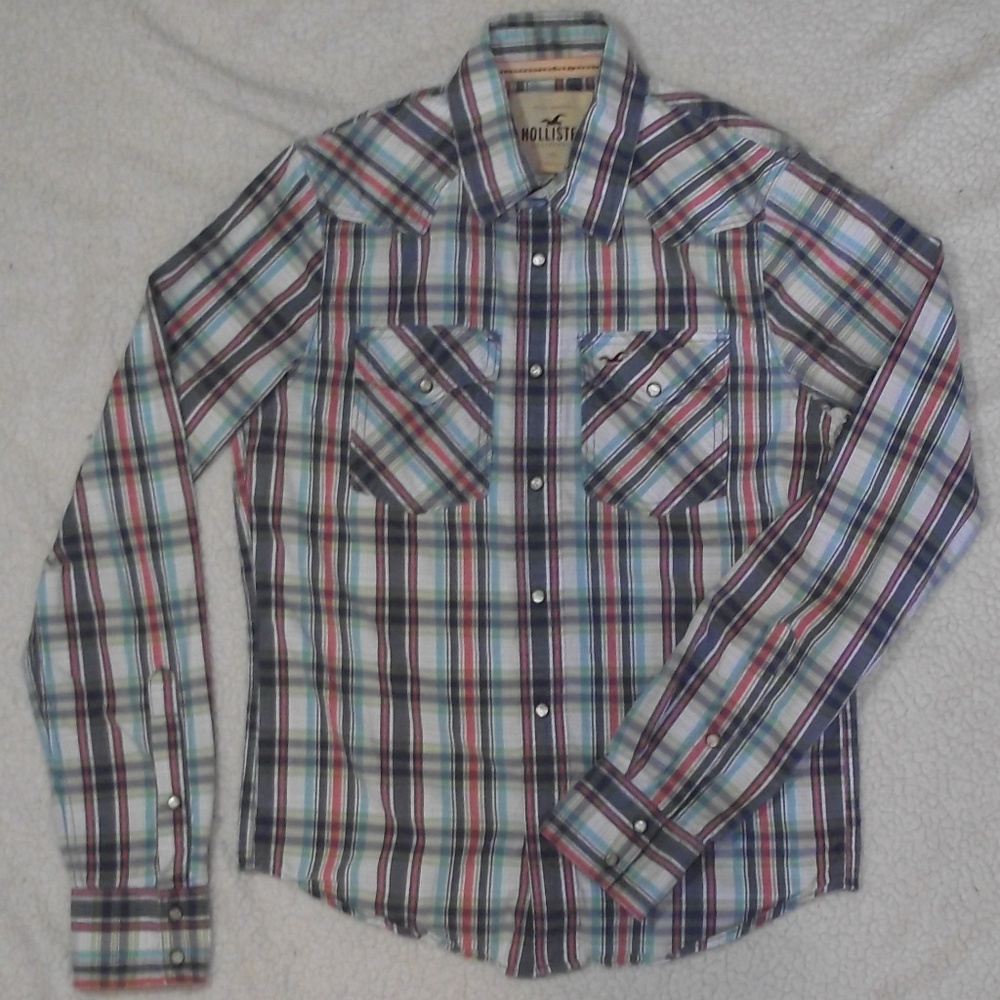 Hollister Western Plaid Shirt